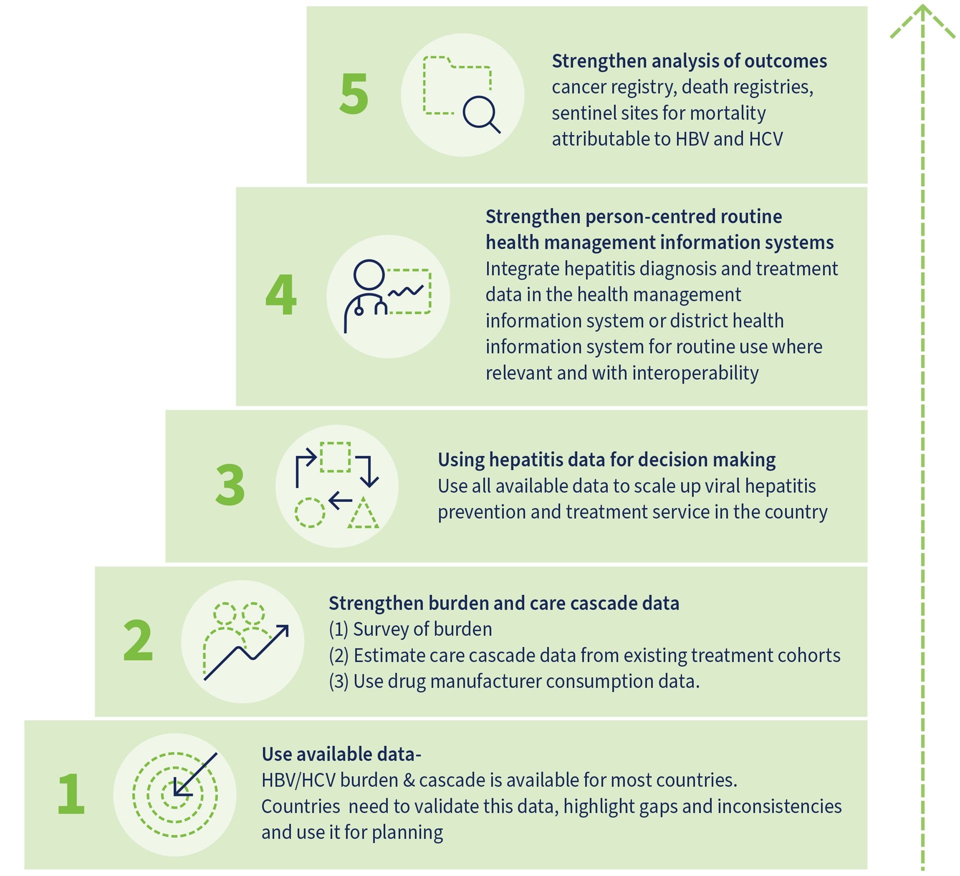 Monitoring and evaluation framework for HBV and HCV elimination