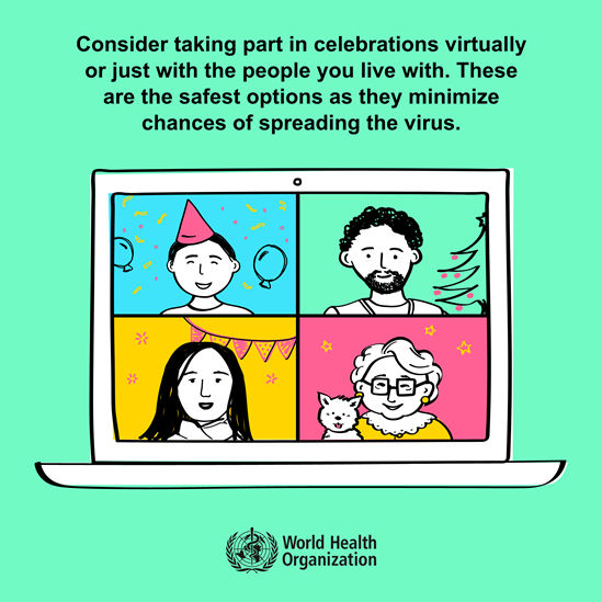 Consider virtual celebrations